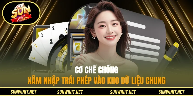 Cơ chế chống xâm nhập trái phép vào kho dữ liệu chung