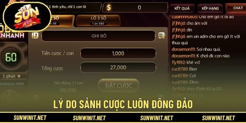 Điểm mạnh vượt trội thu hút bet thủ